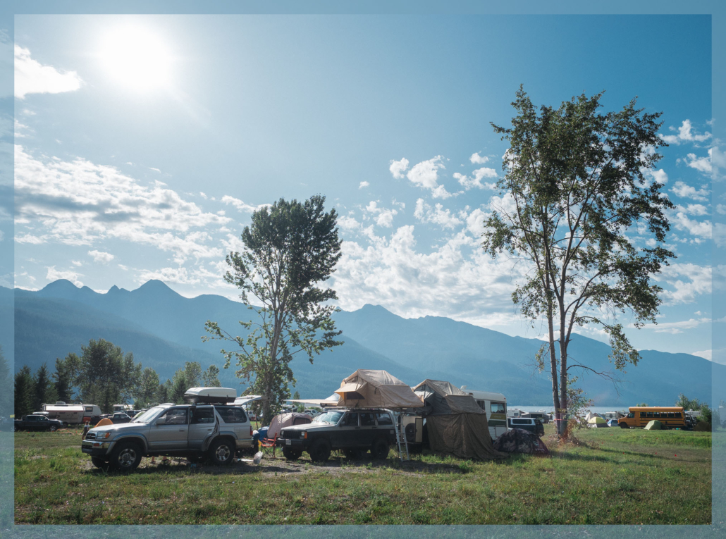 Camping and Kaslo Jazz Etc Summer Music Festival