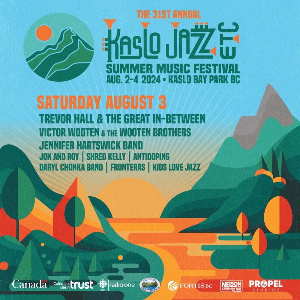 2024 Daily Performers Kaslo Jazz Etc Festival